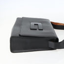 GUCCI Shoulder Bag Leather Black Silver 001 3064 Auth 154471-4