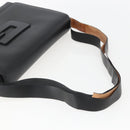 GUCCI Shoulder Bag Leather Black Silver 001 3064 Auth 154471-7