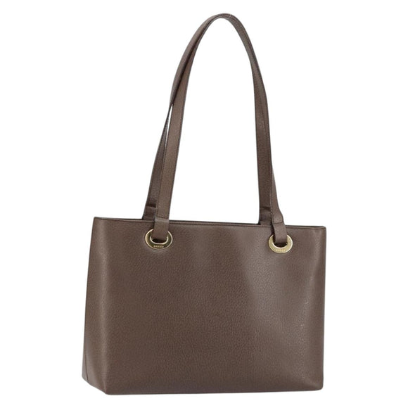 GUCCI Shoulder Bag Leather Brown Gold 002 2058 0480 0 Auth 154473