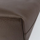GUCCI Shoulder Bag Leather Brown Gold 002 2058 0480 0 Auth 154473-12