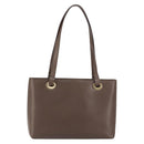 GUCCI Shoulder Bag Leather Brown Gold 002 2058 0480 0 Auth 154473-2