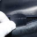 GUCCI Hand Bag Suede Navy Gold 000 2026 0306 Auth 154476-23