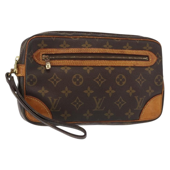 LOUIS VUITTON Monogram Marly Dragonne GM Clutch Bag M51825 LV Auth 154481