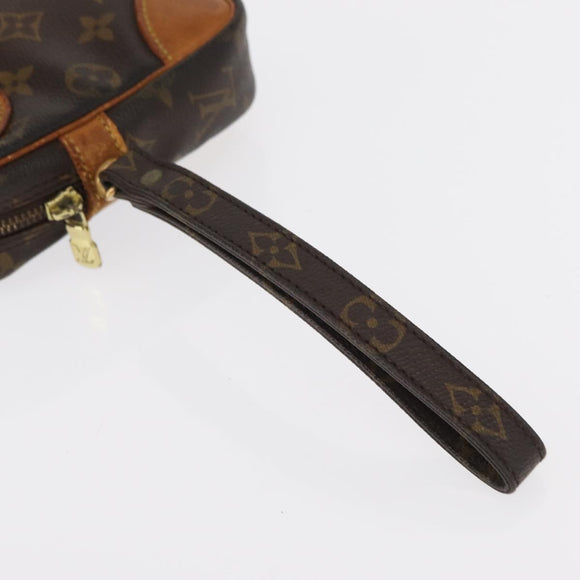 LOUIS VUITTON Monogram Marly Dragonne GM Clutch Bag M51825 LV Auth 154481