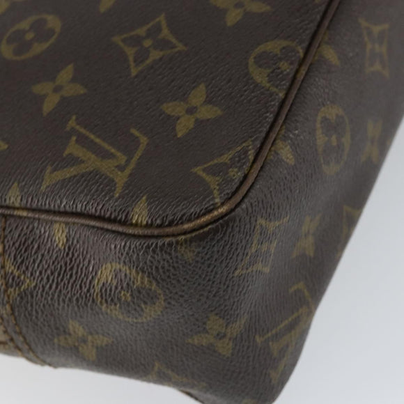 LOUIS VUITTON Monogram Trousse Toilette 28 Clutch Bag M47522 LV Auth 154484