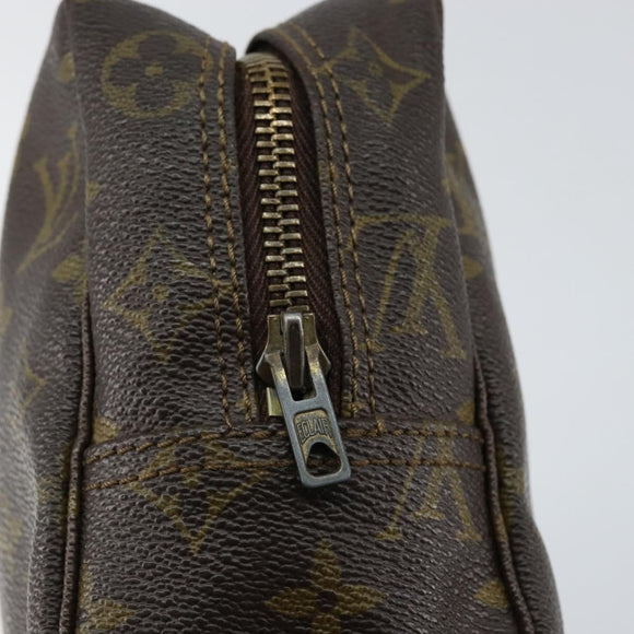 LOUIS VUITTON Monogram Trousse Toilette 28 Clutch Bag M47522 LV Auth 154484