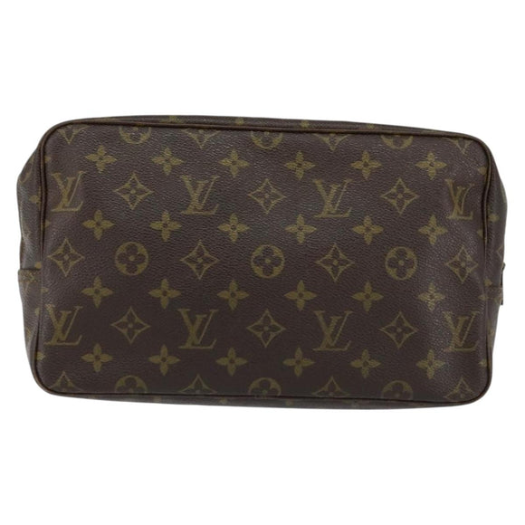 LOUIS VUITTON Monogram Trousse Toilette 28 Clutch Bag M47522 LV Auth 154484