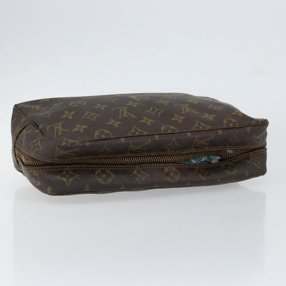 LOUIS VUITTON Monogram Trousse Toilette 28 Clutch Bag M47522 LV Auth 154484