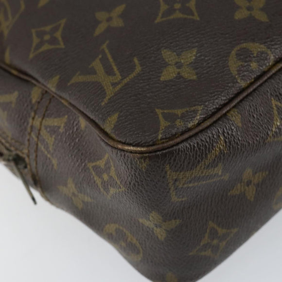 LOUIS VUITTON Monogram Trousse Toilette 28 Clutch Bag M47522 LV Auth 154484