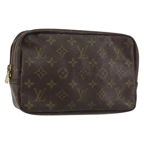 LOUIS VUITTON Monogram Trousse Toilette 23 Clutch Bag M47524 LV Auth 154485