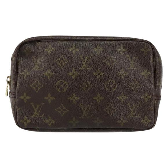 LOUIS VUITTON Monogram Trousse Toilette 23 Clutch Bag M47524 LV Auth 154485