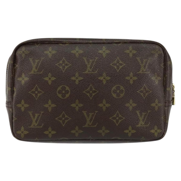 LOUIS VUITTON Monogram Trousse Toilette 23 Clutch Bag M47524 LV Auth 154485