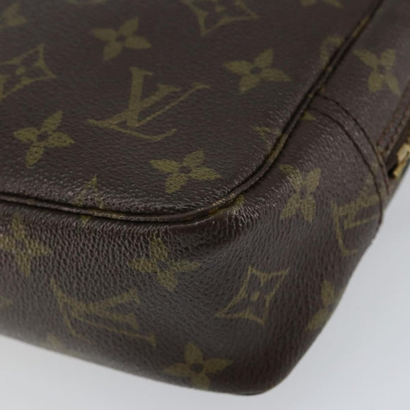 LOUIS VUITTON Monogram Trousse Toilette 23 Clutch Bag M47524 LV Auth 154485