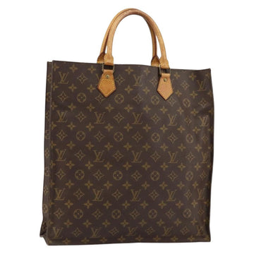 LOUIS VUITTON Monogram Sac Plat Hand Bag M51140 LV Auth 154492