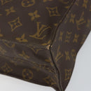 LOUIS VUITTON Monogram Sac Plat Hand Bag M51140 LV Auth 154492-8