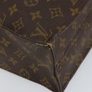 LOUIS VUITTON Monogram Sac Plat Hand Bag M51140 LV Auth 154492-17