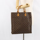 LOUIS VUITTON Monogram Sac Plat Hand Bag M51140 LV Auth 154492-21