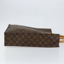 LOUIS VUITTON Monogram Sac Plat Hand Bag M51140 LV Auth 154492-3