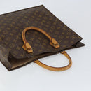 LOUIS VUITTON Monogram Sac Plat Hand Bag M51140 LV Auth 154492-6