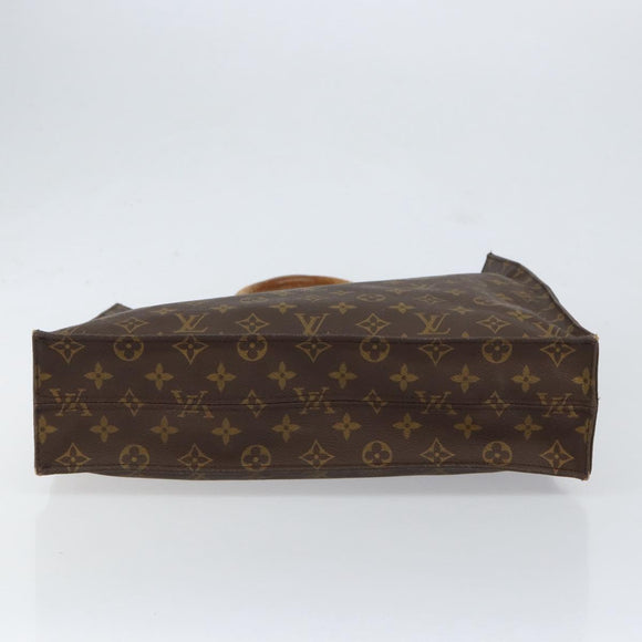 LOUIS VUITTON Monogram Sac Plat Hand Bag M51140 LV Auth 154492