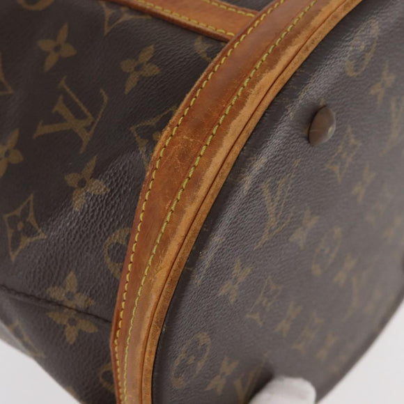 LOUIS VUITTON Monogram Bucket GM Shoulder Bag M42236 LV Auth 154494