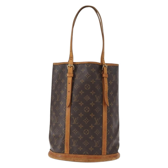 LOUIS VUITTON Monogram Bucket GM Shoulder Bag M42236 LV Auth 154494