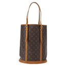 LOUIS VUITTON Monogram Bucket GM Shoulder Bag M42236 LV Auth 154494-3