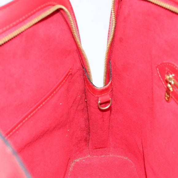 LOUIS VUITTON Epi Lussac Shoulder Bag Red M52287 LV Auth 154497