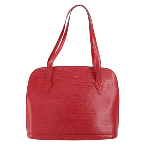 LOUIS VUITTON Epi Lussac Shoulder Bag Red M52287 LV Auth 154497