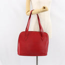 LOUIS VUITTON Epi Lussac Shoulder Bag Red M52287 LV Auth 154497-22