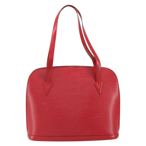 LOUIS VUITTON Epi Lussac Shoulder Bag Red M52287 LV Auth 154497