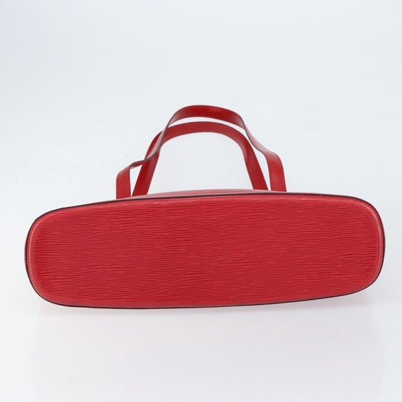 LOUIS VUITTON Epi Lussac Shoulder Bag Red M52287 LV Auth 154497