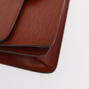 LOUIS VUITTON Epi Free Run Shoulder Bag Brown M52403 LV Auth 154498-14