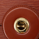 LOUIS VUITTON Epi Free Run Shoulder Bag Brown M52403 LV Auth 154498-17