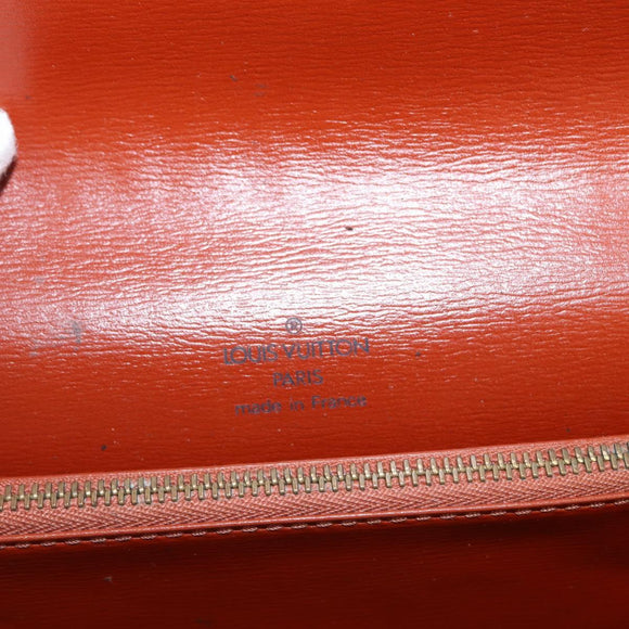 LOUIS VUITTON Epi Free Run Shoulder Bag Brown M52403 LV Auth 154498