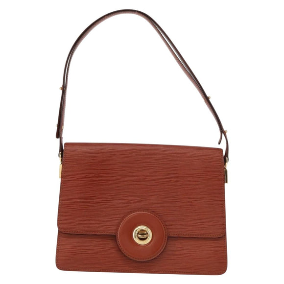 LOUIS VUITTON Epi Free Run Shoulder Bag Brown M52403 LV Auth 154498
