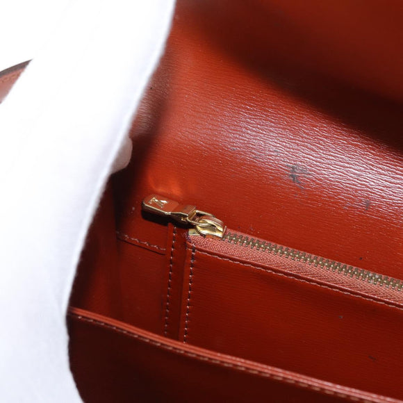 LOUIS VUITTON Epi Free Run Shoulder Bag Brown M52403 LV Auth 154498