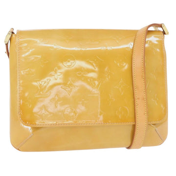 LOUIS VUITTON Monogram Vernis Thompson Street Bag Beige M91301 LV Auth 154499