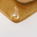 LOUIS VUITTON Monogram Vernis Thompson Street Bag Beige M91301 LV Auth 154499-14