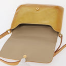 LOUIS VUITTON Monogram Vernis Thompson Street Bag Beige M91301 LV Auth 154499-9