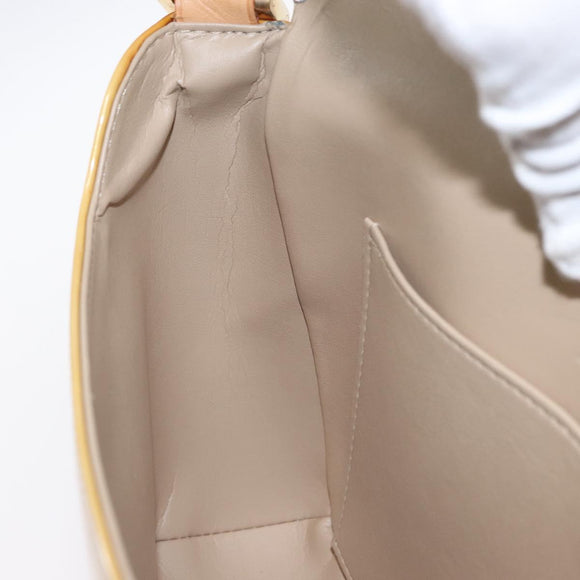 LOUIS VUITTON Monogram Vernis Thompson Street Bag Beige M91301 LV Auth 154499