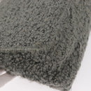 Salvatore Ferragamo Hand Bag Wool Gray Silver Auth 154503-12