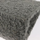 Salvatore Ferragamo Hand Bag Wool Gray Silver Auth 154503-13