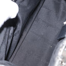 Salvatore Ferragamo Hand Bag Wool Gray Silver Auth 154503-15