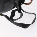 GUCCI Bamboo Backpack Leather Black Gold 003 2058 0016 Auth 154504-10