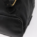 GUCCI Bamboo Backpack Leather Black Gold 003 2058 0016 Auth 154504-19