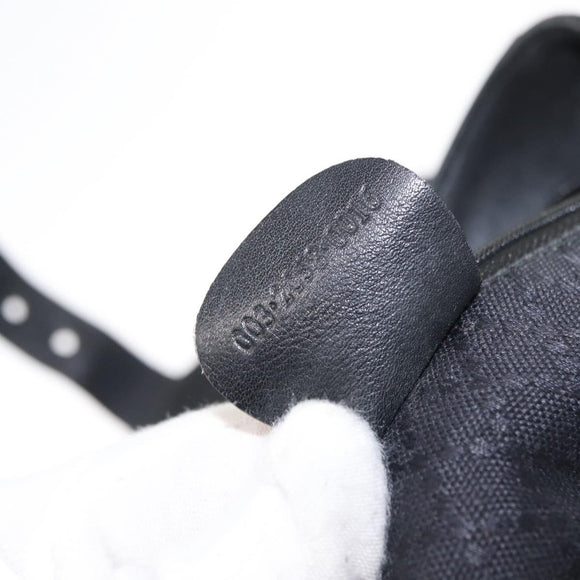 GUCCI Bamboo Backpack Leather Black Gold 003 2058 0016 Auth 154504