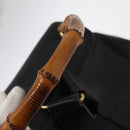 GUCCI Bamboo Backpack Leather Black Gold 003 2058 0016 Auth 154504-9