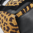BALENCIAGA Cabas S Hand Bag Canvas Brown Silver 339933 Auth 154505-14