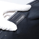 BALENCIAGA Cabas S Hand Bag Canvas Brown Silver 339933 Auth 154505-14